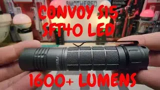 CONVOY S15 SST40 LED 1600+ ЛЮМЕН ОТЛИЧНЫЙ СВЕТ ЗА 15 ДОЛЛАРОВ