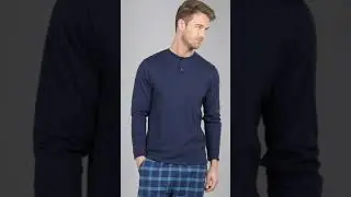 Studio - Mens Threadbare Check Pyjama Set