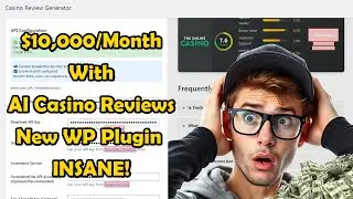 $10K Monthly - New AI WordPress Plugin Creates High-Quality Casino Reviews Automatically!