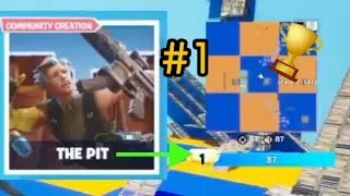 Fortnite The Pit Getting In 1st Place And Waiting till everyone Leaves The Game 🏆 😂