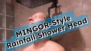 MINGOR-Style 13 Inch Rainfall Shower Head Review | Dual Waterfall Showerhead Set Easy Switch