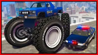 GTA 5 Roleplay - BIGFOOT MONSTER TRUCK TROLLS COP | RedlineRP