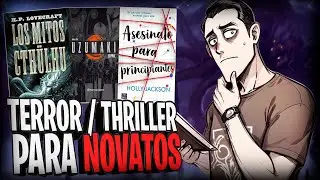 🔪📕 10 LIBROS de TERROR / THRILLER para PRINCIPIANTES
