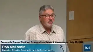BCIT Renewable Energy Electrical Systems Installation and Maintenance | Information Session