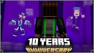 Jesse saves both Gabriel and Petra (Minecraft: Story Mode | 10 year anniversary special animation)