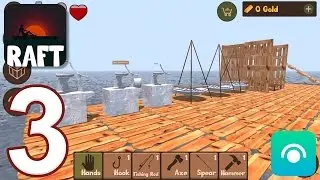Raft Survival Simulator - Gameplay Walkthrough Part 3 (iOS, Android)