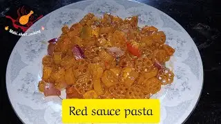 Red sauce pasta || recipe by Maha asif 