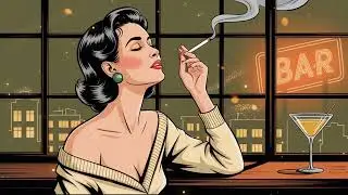 Vintage Winter Jazz Bar ❄️ 1940s Cozy Nostalgic Jazz for Relax, Study & Coffee Time