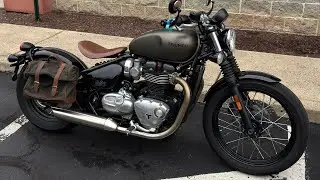 2017 Triumph Bonneville Bobber - Tyler in Utah!