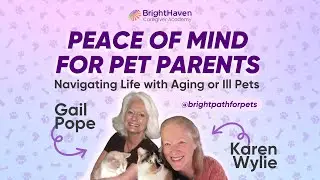 Peace of Mind for Pet Parents Episode 042: Creating a Sanctuary Space for Your Ill or Aging Pet