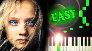 I DREAMED A DREAM from LES MISERABLES - Easy Piano Tutorial