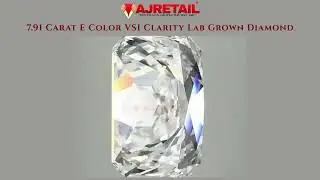 💎 7.91 Carat E Color VS1 Clarity Lab Grown Diamond #labgrowndiamond #ajretail