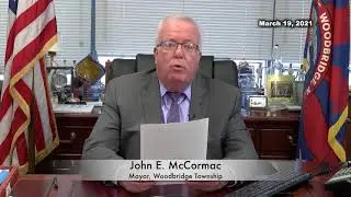 Mayor McCormac Addresses Residents on Coronavirus, March 19, 2021