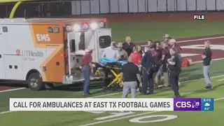 East Texas football coach pushing for more EMS at high school games