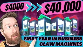 6hrs a WEEK - First year of my MINI CLAW MACHINE business!