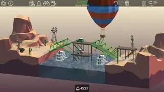 Poly Bridge 2-15 Blue Solution