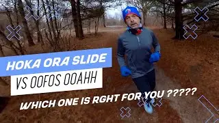 Hoka Ora Recovery vs Oofos Ooahh Slide | Running Intervals