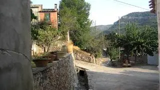 La Monzona aldea de Puebla de Arenoso y un perro muy pesado!!