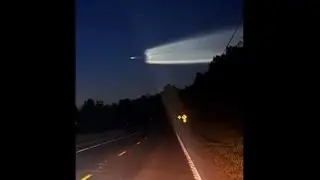 7 News viewer spots SpaceX rocket in Rodman
