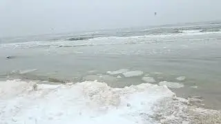 Winter Walk Along the Baltic Sea Shore