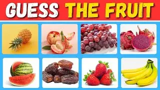 Can You Guess The Fruit By The Picture? 50 Question Challenge | Quiz Hare