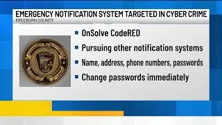 Security breach affects emergency notification system in Freeborn County