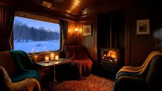 Calm Smooth Jazz Ambience with Fireplace – Background for Work, Concentration and Relax 01