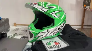 UNBOXING AX-8 EVO AGV MULTI SCRATCH WHITE/GREEN🇪🇸