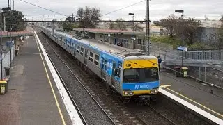 Australian Trains - West Footscray Old Station October 2013 Metro Trains Melbourne