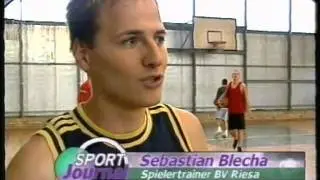 Bericht &uuml;ber den Basketballverein Riesa bei Riesa TV (vor der Oberliga-Saison 2001/02)