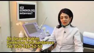 Ginekoloq. Dr. Vefa Serdarova. İnstagram video. İnfeksiyalar gorun nelere sebeb olur?