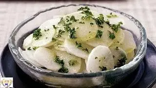Lemon radish salad