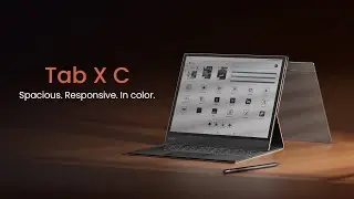 Introducing BOOX Tab X C: Near A4 size. Responsive. In color.