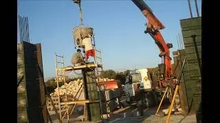 Hormigonar pilares. Construir una casa paso a paso. Capítulo 16