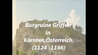 Burgruine in Griffen ( K&auml;rnten, &Ouml;sterreich)