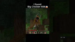 I Found Big Chicken 666😱#minecraft #scary #shorts #bedrock