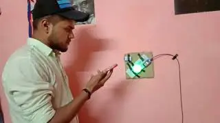 Blink led using esp32 through google assistant.