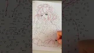 Anime dot-to-dot puzzle book vol.1  #dottodot #activitybook #hobby #anime #activityideas