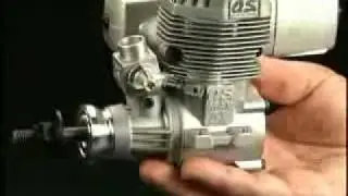 O.S. 1.20AX RC Engine .flv