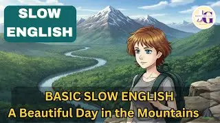 BASIC SLOW ENGLISH – 🚶‍♀️ A Beautiful Day in the Mountains ⛰️