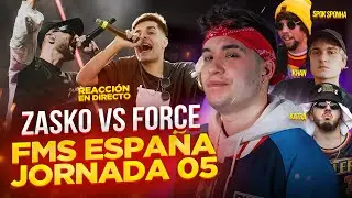 SI FORCE QUISIESE ESTAR&Iacute;A EN LA LIGA 🔥😱 - FORCE VS ZASKO - REACCI&Oacute;N FMS ESPA&Ntilde;A JORNADA 05