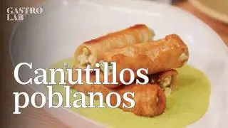 Canutillos poblanos con salsa suiza | Recetas tradicionales en Gastrolab