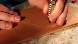 I CARVED A WOLF ONTO LEATHER | FULL LENGTH ASMR |