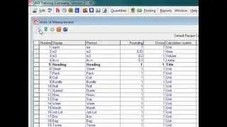 B-0130 Units of Measurement - Databuild Software Training Video