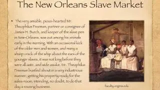 The New Orleans Slave Market