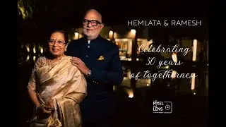 Hemlata & Ramesh | 50th Wedding Anniversary Celebrations | Pixel and Lens