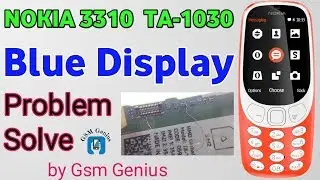 Nokia 3310 Blue Display White  Display  Problem 100%