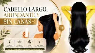 Cabello Largo, Abundante Y Sin Canas