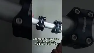 Guid&atilde;o Esportivo Naked Fat Bar 740x22mm Alum&iacute;nio c Adaptador