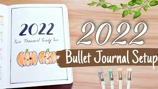 2022 Bullet Journal Setup | New year Bullet Journal Setup